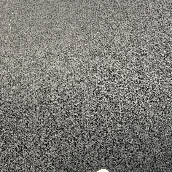 RENA LANGE BERGDORF GOODMAN Dress M Crepe Shift Knee Length Short Sleeve Black - Picture 8 of 12